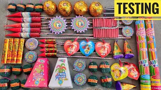 Different Types Of Crackers Testing | Patakhe Testing | Fireworks Testing | Cracker Testing 2021