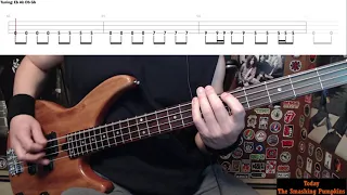 Today by Smashing Pumpkins - Bass Cover with Tabs Play-Along