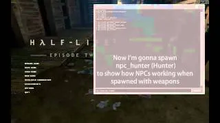 Half Life 2: How to spawn NPCs with Weapons