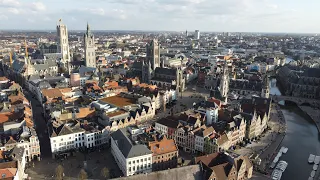 Ghent (Belgium) from Above | Drone 4K Footage | DJI Mini 2