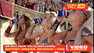 Britney Spears, Beyoncé & P!NK - We Will Rock You (Legendado) (Tradução)  [Queen cover]