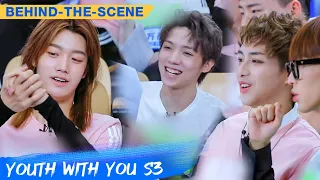 Behind-The-Scene: Trainees' Reaction Of Luo Yizhou's Voice Crack | Youth With You S3 | 青春有你3 | iQiyi