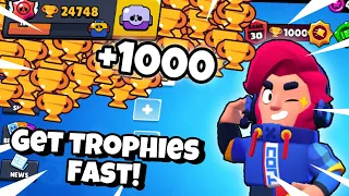 How to Get Trophies FAST in Brawl Stars | Tips and Tricks | Push Trophies Fast In Brawl Stars!