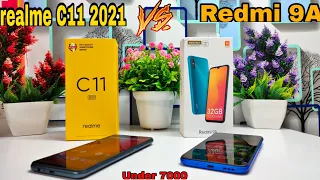 Realme C11 2021 Vs Redmi 9A ⚡ Unboxing + Comparison ⚡ Review || Camera || Under 7000 Rupees