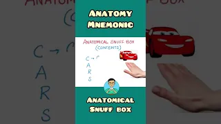 Anatomical Snuff Box : contents mnemonic | Anatomy| #shorts