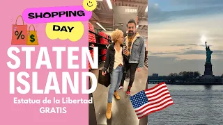 🛍️ EL OUTLET MÁS BARATO en New York |Ferry a Staten Island y Estatua de la Libertad GRATIS!
