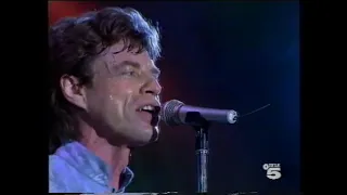 The Rolling Stones en Barcelona en junio de 1990.  Urban Jungle Tour