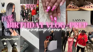 PREPARE FOR MY 15TH BIRTHDAY WITH ME | hair, makeup, trap museum,  friends, etc | Ra’Mariah Alexia