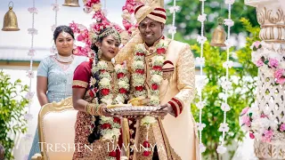 Treshen & Lavanya Hindu Wedding | Highlight Video | Aadi Lingeshwara Temple | Drone Videography