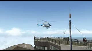 X-Plane 11 - Bell 407 - Schilthorn Lauterbrunnen schilthorn - HB-XHO