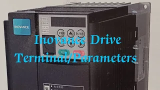 Inovance Drive MD310, Terminals use and their Control parameters.    #inovance #drive #vfd #acdrive