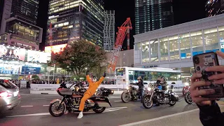 仮装したバイクと車〜渋谷ハロウィン2022〜4K