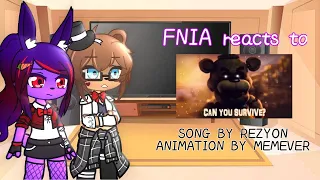 [GC/FNIA] Fnia 1 reacts to "Can You Survive" ||Pt.1||