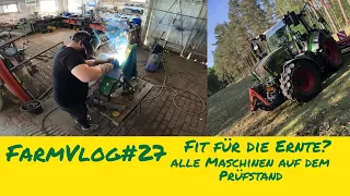 FarmVlog#27 Laufen die Maschinen für die Ernte? Und wir legen einen Wildacker an