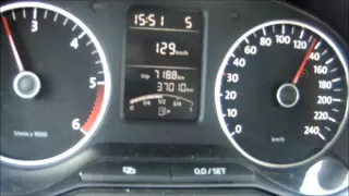 Fuel consumption test on motorway with VW Polo 1,2 TDI Bluemotion