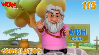 Motu Patlu Bahasa Indonesia | Kompilasi 102 | Cerita Animasi Lucu | WowKidz Indonesia | #spot