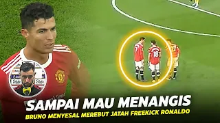 "Rahasia Itu Akhirnya Terungkap" Inilah Yang Dikatakan Bruno Saat Berebut Freekick Dengan Ronaldo