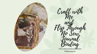 No Sew Journal Binding & Flip Through #thecheremerecollective @amitybloom159