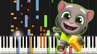 IMPOSSIBLE REMIX Talking Tom Gold Run Piano Tutorial