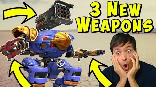 3 New Weapons & Reworked Modules - War Robots Test Server Gameplay WR