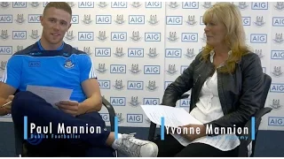 Dublin Footballer Paul Mannion Interviewed by his Mammy