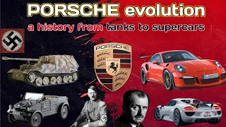 PORSCHE company evolution, a history from making tanks in world war 2 to supercars /#porsche #ww2
