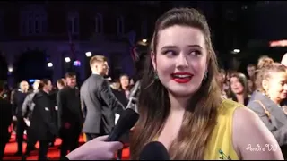 Katherine Langford  london festival talks with interview