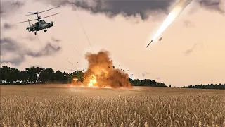 Russian Helicopter of the Commander-in-Chief Was Blown up By a Ukraine HIMARS Missile - ARMA 3