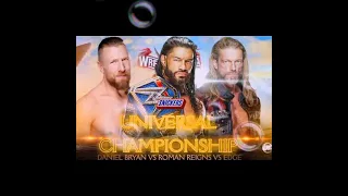 #Wrestlemania37 #mainevent night 2 #wwe #wweniverse Roman vs daniel vs edge
