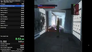 Star Wars: The Force Unleashed (PS2) Any% NG+ Speedrun (OLD): 1:19:11
