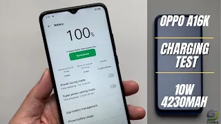 Oppo A16K Battery Charging test 0% to 100% | 10W fast charger 4230 mAh