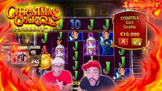 SLOT ONLINE - Acquisti BONUS fino BET MAX alla CHRISTMAS CAROL🕯️🎰 |Missione Max Win Pragmatic #41|🎄🔥