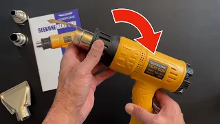 SEEKONE Heat Gun 1800W - Unboxing and Review - HEAVY DUTY