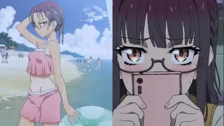 Fujimiya sent her middle school swimsuit photo to Takafumi | Uncle from another world Episode 4