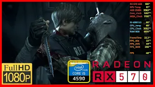 RESIDENT EVIL 2  BIOHAZARD - RX 570 4GB - i5 4590 - 8GB Ram - 1080p