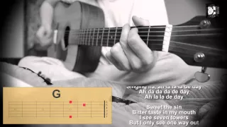 U2 - Running to Stand Still. How to play the song. Cover, chords, lyrics