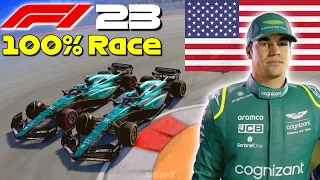 F1 23 - Let's Make Stroll World Champion #19: 100% Race USA