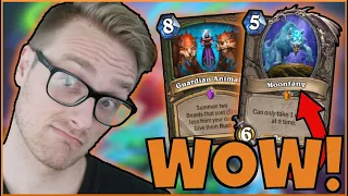 🐺MOONFANG🐺 is a GOOD GIRL? Guardian Animals BEAST DRUID is BACK | Darkmoon Races | Wild Hearthstone