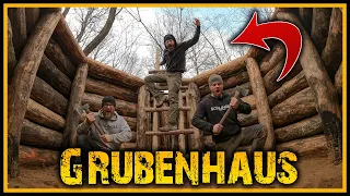 Grubenhaus - Overnighter und bauen mit Fritz Meinecke [E06] - Übernachtung Outdoor Bushcraft