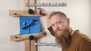 Easy Artist Wall Easel Build, How to DIY