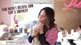 5 most popular drinks at our viral coffee shop in Vegas!