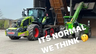 Day644 OLLYBLOGS CLAAS AXION 960 TERRA TRAC IN-DEPTH LOOK AT ITS FEATURES #AnswerAsAPercent