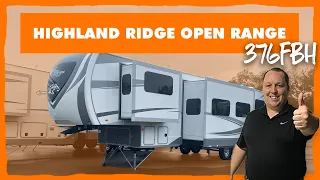 This 5th Wheel Has 2 Living Rooms! Open Range 376FBH