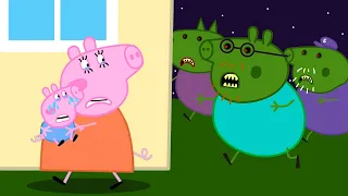 Zombie Apocalypse, Zombies Appear At The Family Party🧟‍♀️ | Peppa Pig Funny Animation