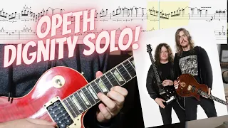 Opeth  - Dignity Guitar Solo with Tabs