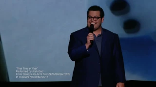 Olaf’s Frozen Adventure: Josh Gad Performs Live "That Time of Year" | ScreenSlam
