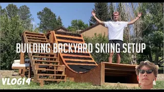 HOW TO BUILD BACKYARD SKIING SETUP! (Vlog 14)