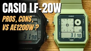 Casio LF-20 Review, Pros, Cons vs AE-1200W ( LF-20W Twin Graph review)