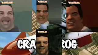 Every GTA Protagonist Characters In 🎶 Singing Crazy Frog (Deepfake) [Part. 1] #SHORTS