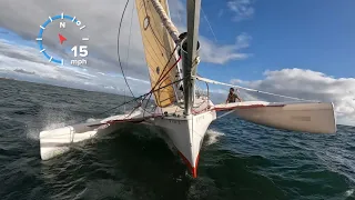 Corsair Dash 750 windy solo sail